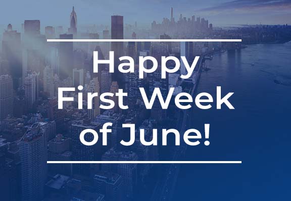 Happy and healthy first day of June!