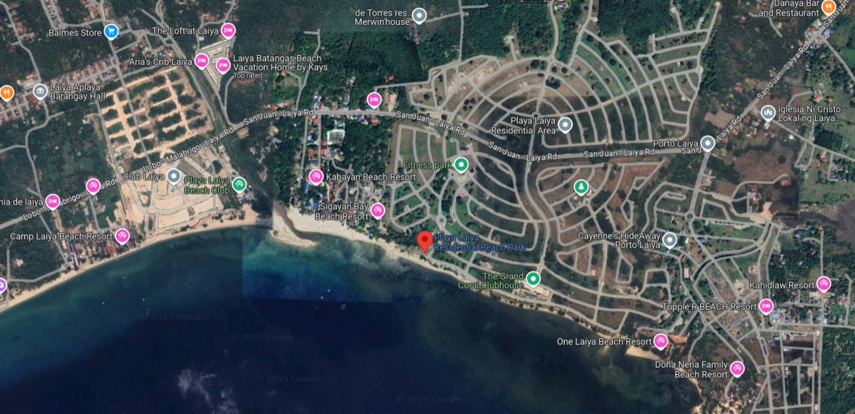 Residential Lot for sale in Playa Laiya, San Juan 
Batangas