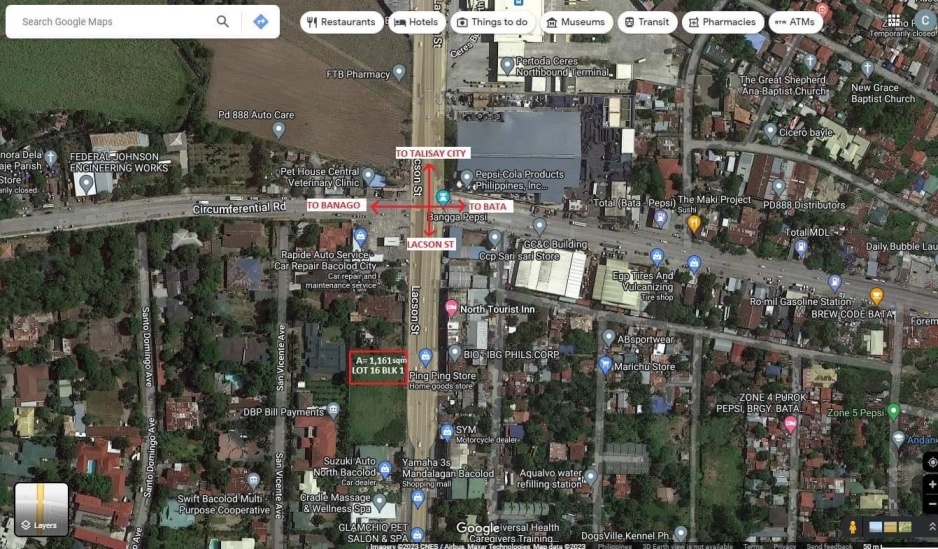 Lot for sale in Lacson St. Bacolod