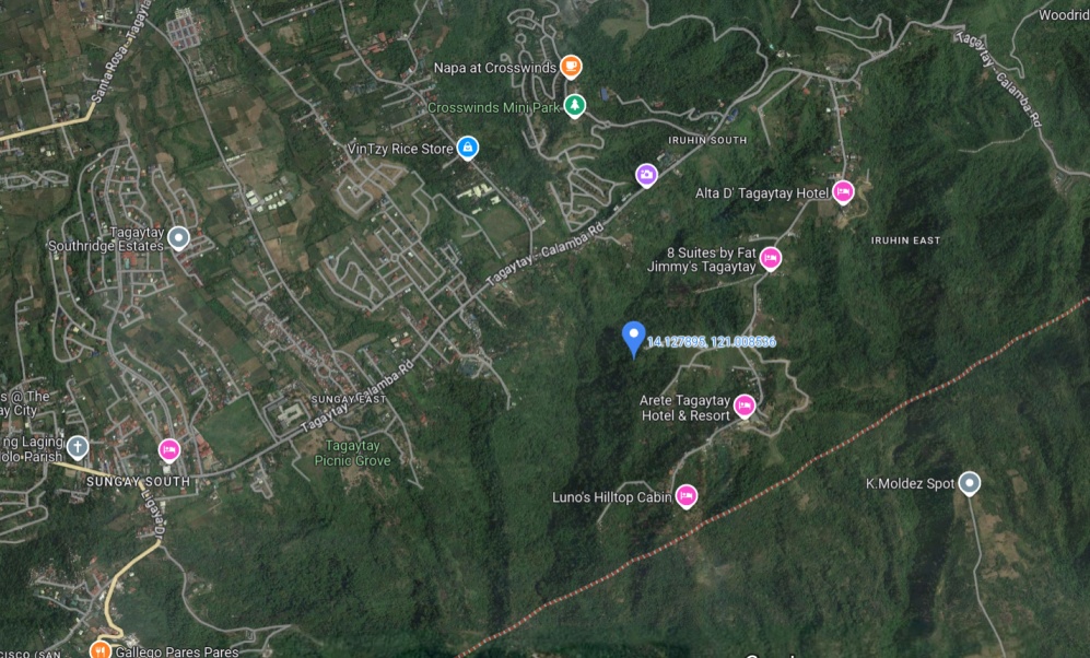 Over Looking Prime Lot for sale in Tagaytay